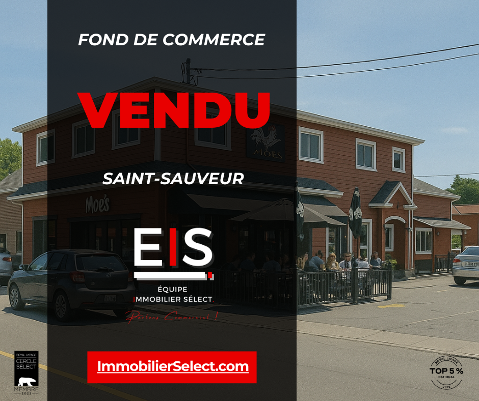 Restaurant à vendre – St-Sauveur — photo 1
